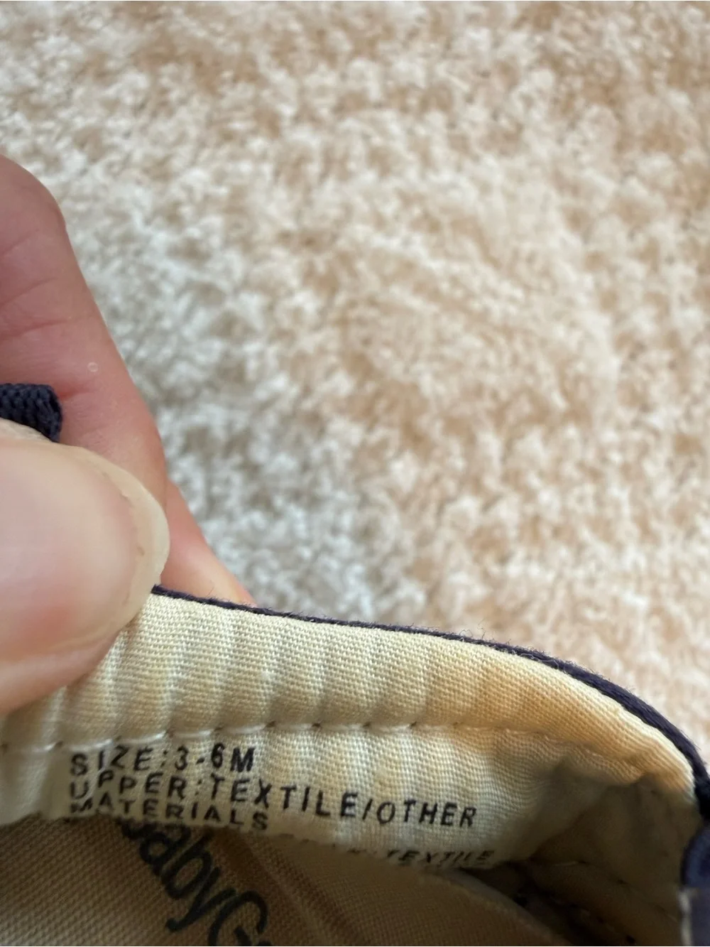 GAP Navy Slip-On & Plaid Baby Shoe Set with Light Gray Pair